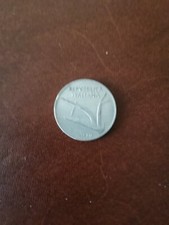 moneta da 10 lire del 1980 tenute bene per collezionisti 