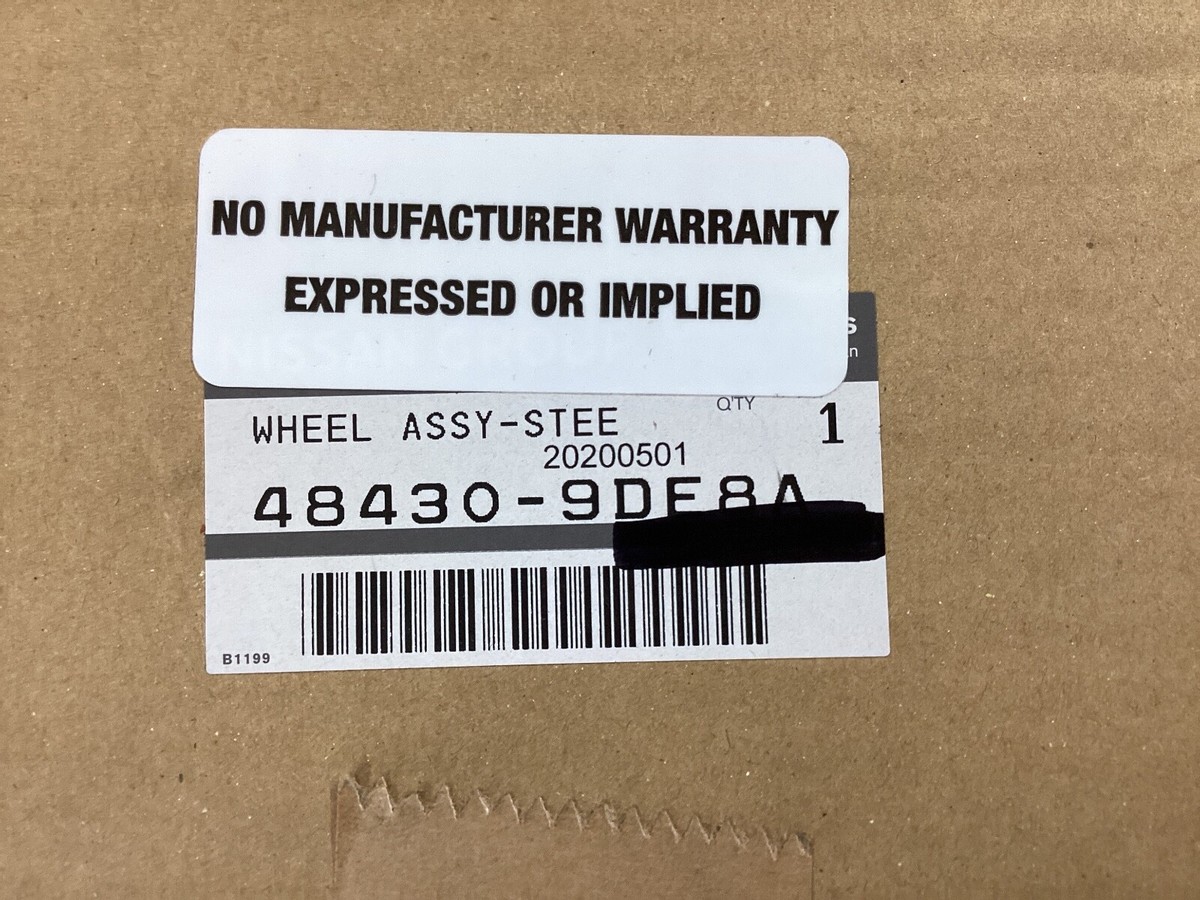 48430-9DE8A Nissan Maxima Steering Wheel NEW OEM!!! 484309DE8A | eBay