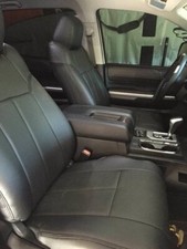 Clazzio Pvc Black Custom Seat Covers For 2022-2024 Toyota Tundra Crewmax