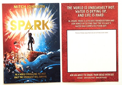 Postkarten x 2 - Spark Mitch Johnson (enthält kein Buch)