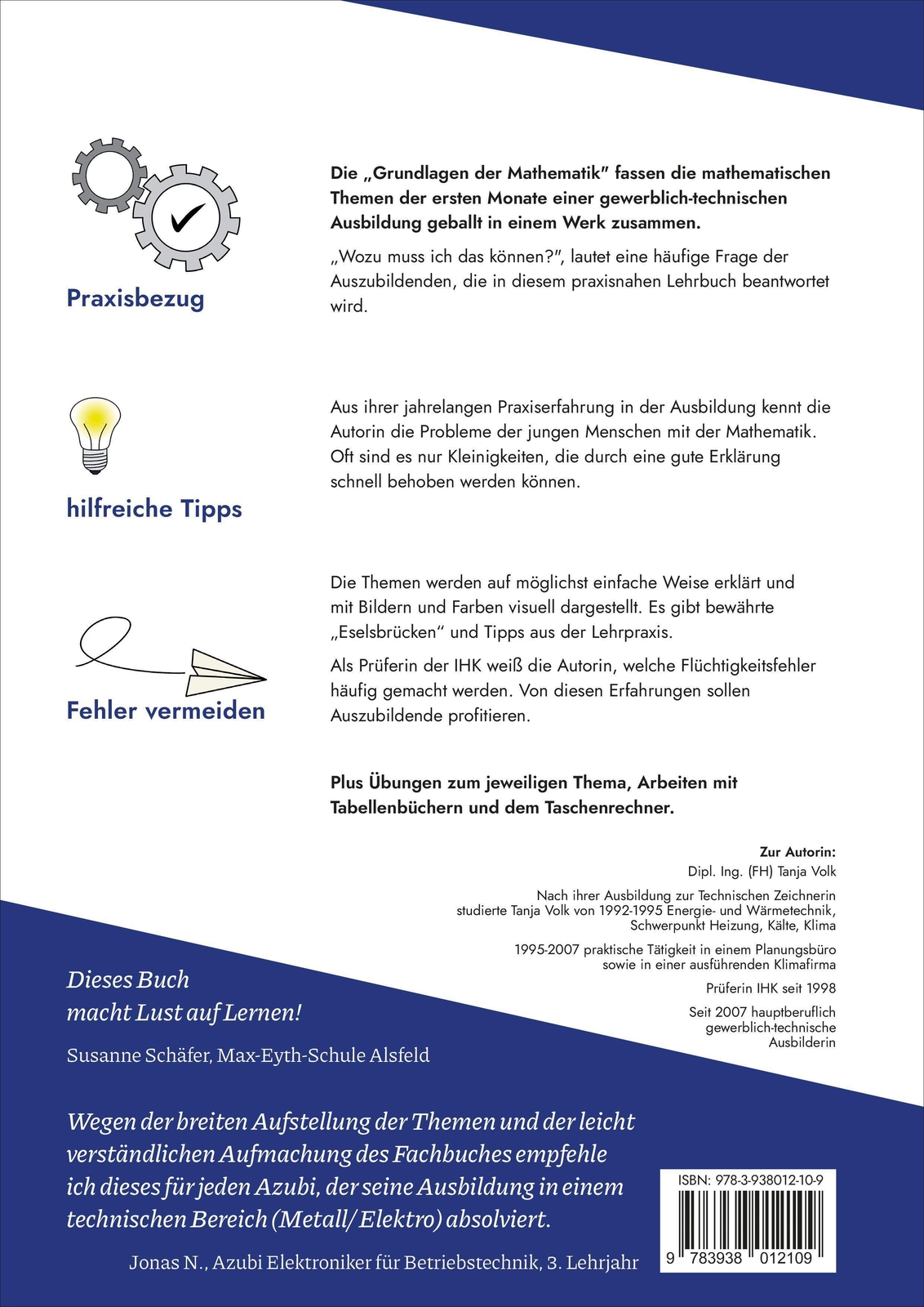 Thumbnail - Tanja Volk | Mathematik Für Gewerblich-technische Ausbildungsberufe |