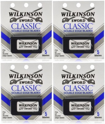 Wilkinson Sword Classic Double Edge Razor Blades 4 Packs Of 5 20 Blades