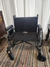 Invacare topaz 9000 700 pounds capacity folding wheelchair 26" seat