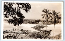 RPPC - Santos - Praia Boa Vista - BRAZIL Postcard