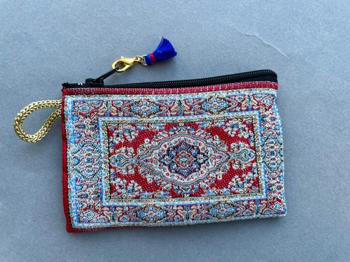 Floral Con Purse Turksh Klm Zp Pouch Bank Card Bag Affordable - Foto 8