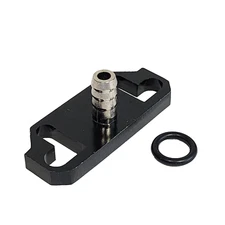 FUEL PRESSURE REGULATOR RAIL ADAPTER RISER -BLACK FOR MITSUBISHI ECLIPSE MIRAGE