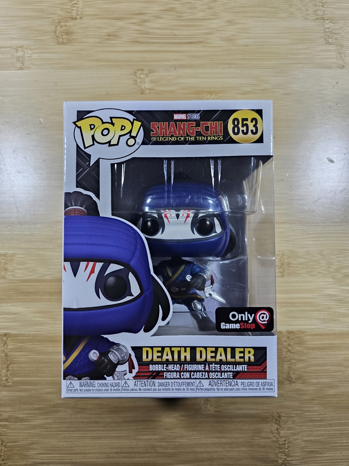 Funko POP! #853 Shang-Chi Death Dealer  GameStop Exclusive + Protector