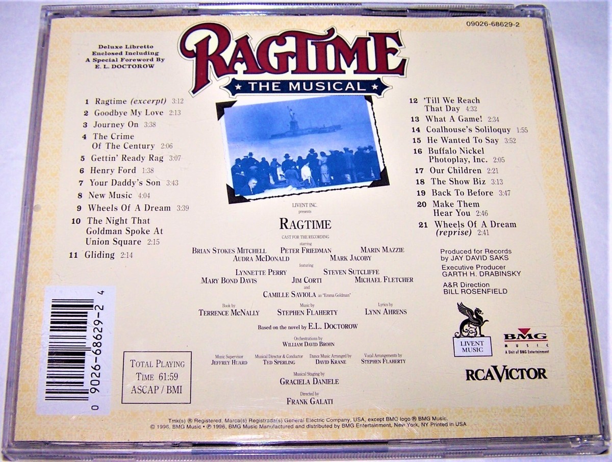 Songs from Ragtime - The Musical (1996 Concept Album) Music