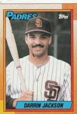 Free Shipping-mint-1990 Topps Darrin Jackson San Diego Padres 624 Bonus Cards Free Shipping-mint-1990 Topps Darrin Jackson San Diego Padres 624 Bonus Cards