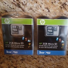 HP 2GB SD Memory Card Brand New Factory Sealed Lot Of 3 