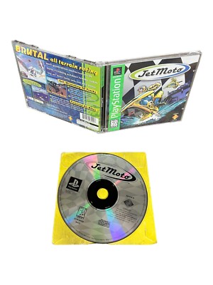 Sony PlayStation 1 PS1 CIB Complete TESTED Jet Moto 1996 GH