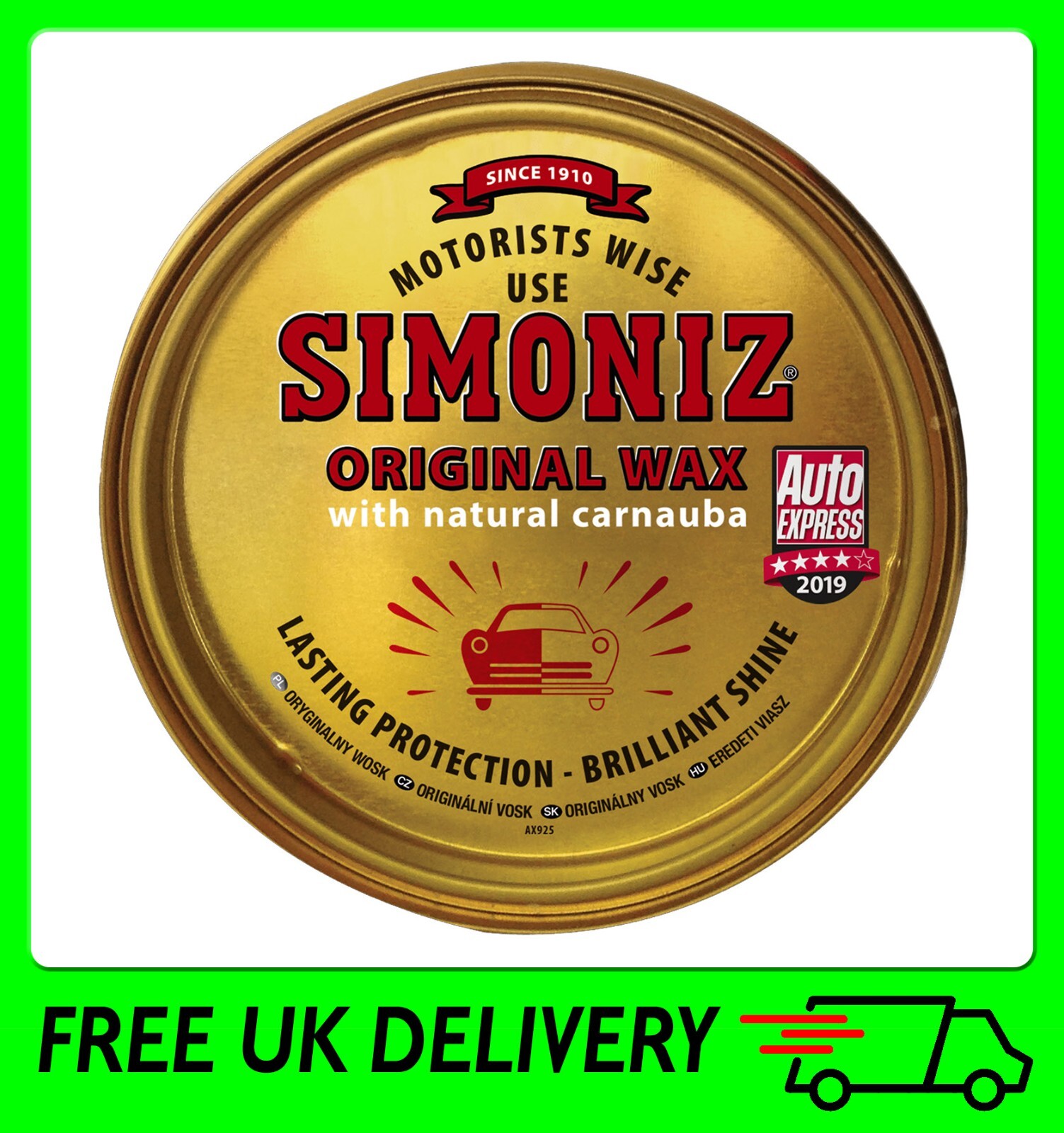 2xSimoniz Original Hard Wax Fine Paste Natural Carnauba Carnuba 150G Premium Car - Image 11