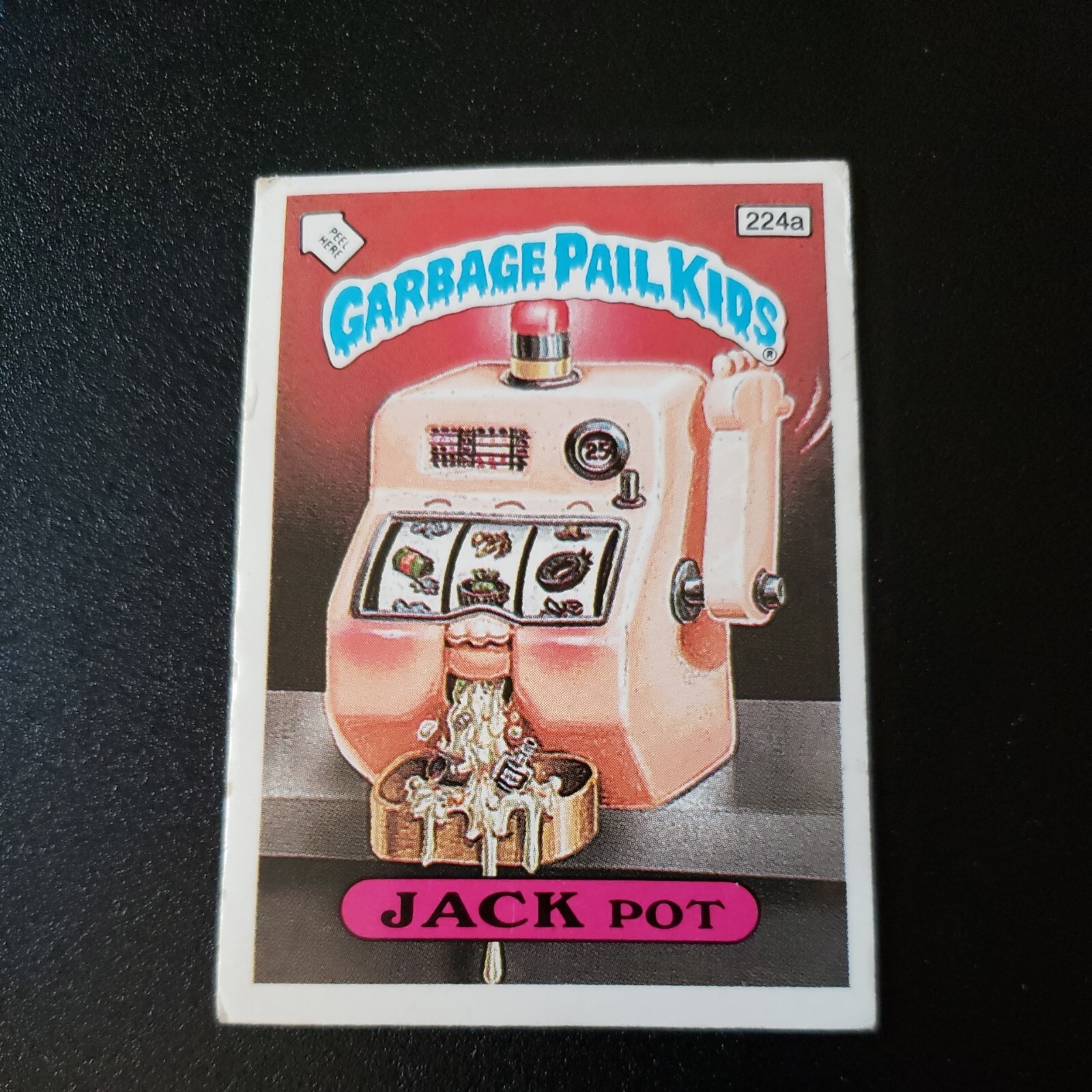 Jack Pot #224A PSA 10 Garbage Pail Kids card front