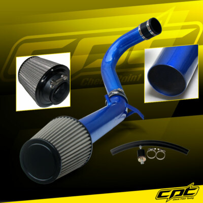 For 11-23 Chrysler 300 3.6L V6 Blue Cold Air Intake + Black Filter Cover