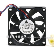 1pcs DELTA AFB0724VHD 24V 0.27A 7CM Inverter Double Ball Cooling Fan 3pin
