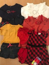 Carter's, Tommy Hilfiger,  Others Infant Girls Clothing Lot of 10 Size 24 Month