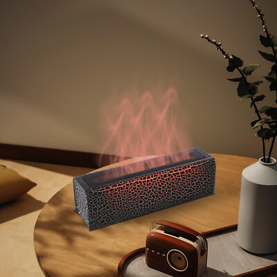 Aroma Diffuser Mit Flammen Effekt Luftbefeuchter Diffusor Für ätherische Öle Neu