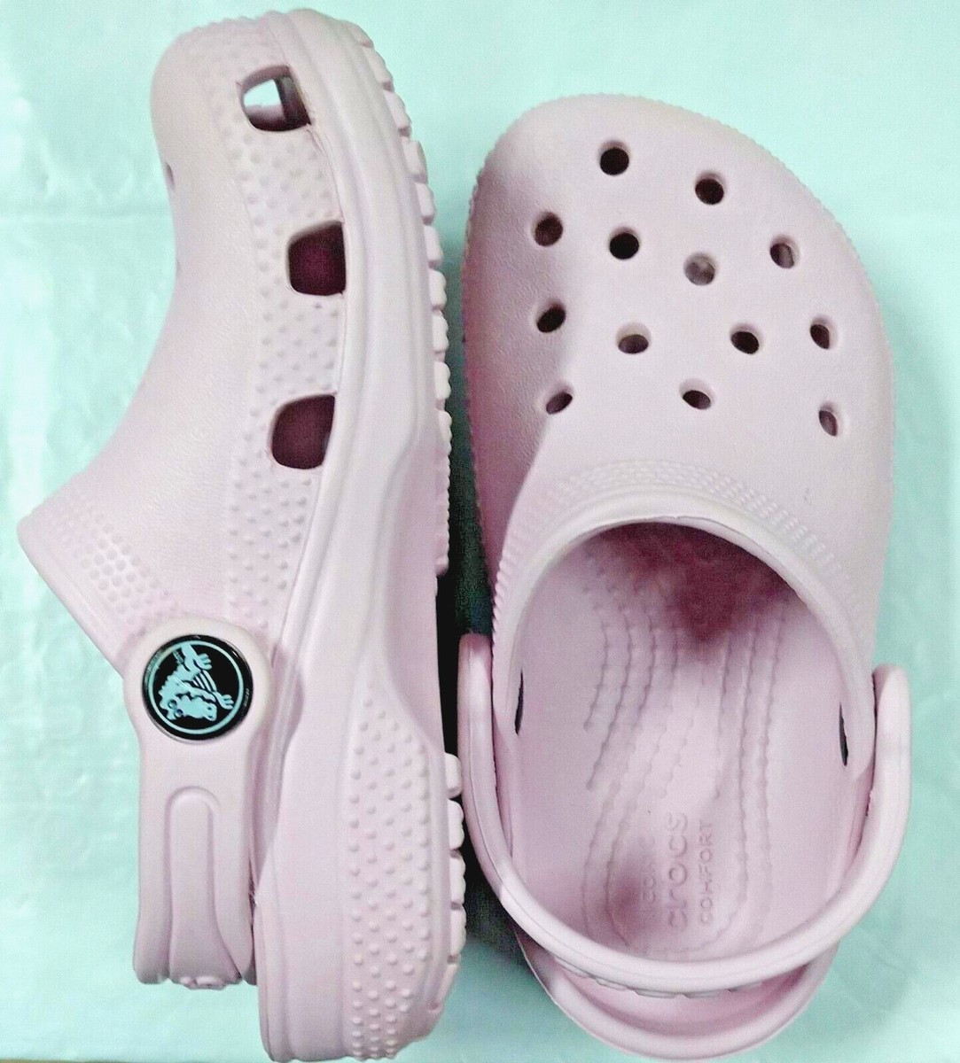 Crocs Classic Iconic Comfort Clog Sandals Men's Ballerina Pink