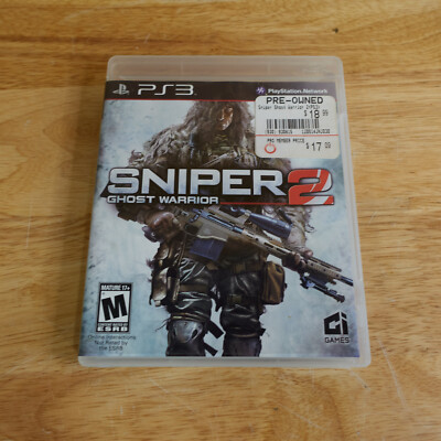 Sniper: Ghost Warrior 2 Sony PlayStation 3 PS3 Game Complete With Manual Tested