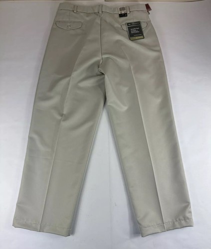 Dockers Relaxed Fit vielseitige Khakis Herren 36x34 Bundfalten beige Hose Slacks - Bild 2 von 14