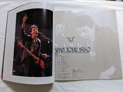 Wings Japan Tour 1980 Concert Program | eBay