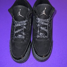 Nike Air Jordan 3 Retro Black Cat Shoes US Size 5.5Y DM0967-001 New GS B-Grade