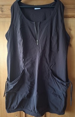superschönes, dunkelbraunes leichtes Kleid v.  Yessica (C & A), Gr. ca. 48, sehr