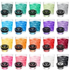 Edible Glitter for Drinks - 20 Glimmer Colors Luster Dust Edible, Food Grade ...