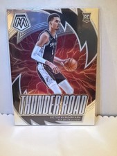 Victor Wembanyama Rookie Card 23-24 Panini Mosaic Thunder Road