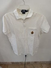 Polo Ralph Lauren Men's Custom Fit White Solid Pocket Polo Shirt Logo Size M