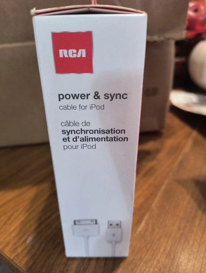 Шнур для зарядки iPod шнур 10 футов 3 м белый RCA - Изображение 4 из 4