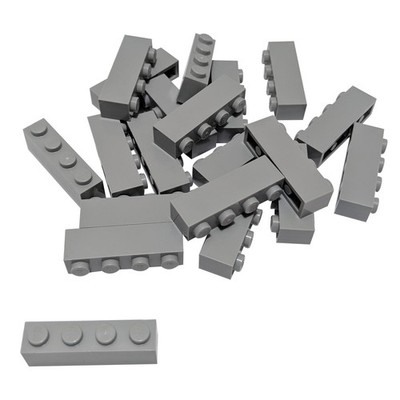 20 NEUE LEGO Brick 1 x 4 BlÃ¤ulich Hellgrau