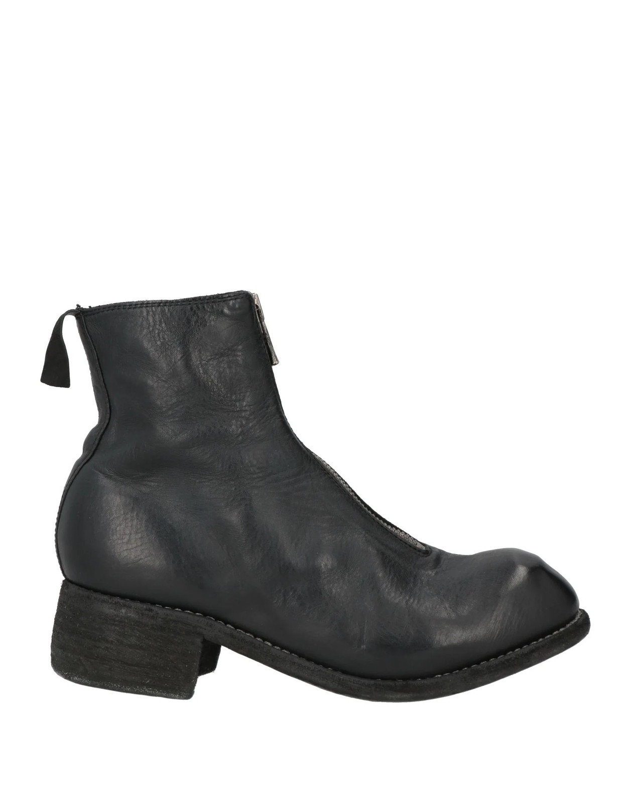 Guidi - Women - Pebbled-leather Ankle boots - Black