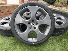 18” VW Golf GTi MK5 Monza Style Alloy wheels & Brand New Tyres - Caddy - 5x112