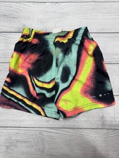 Nike Dri-FIT Shorts Youth 4-5 Years Multicolor Geometric Running Activewear