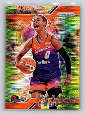 Natasha Cloud /75 2024 Panini Prizm WNBA Fractal Prizm Orange Pulsar #12 Mercury