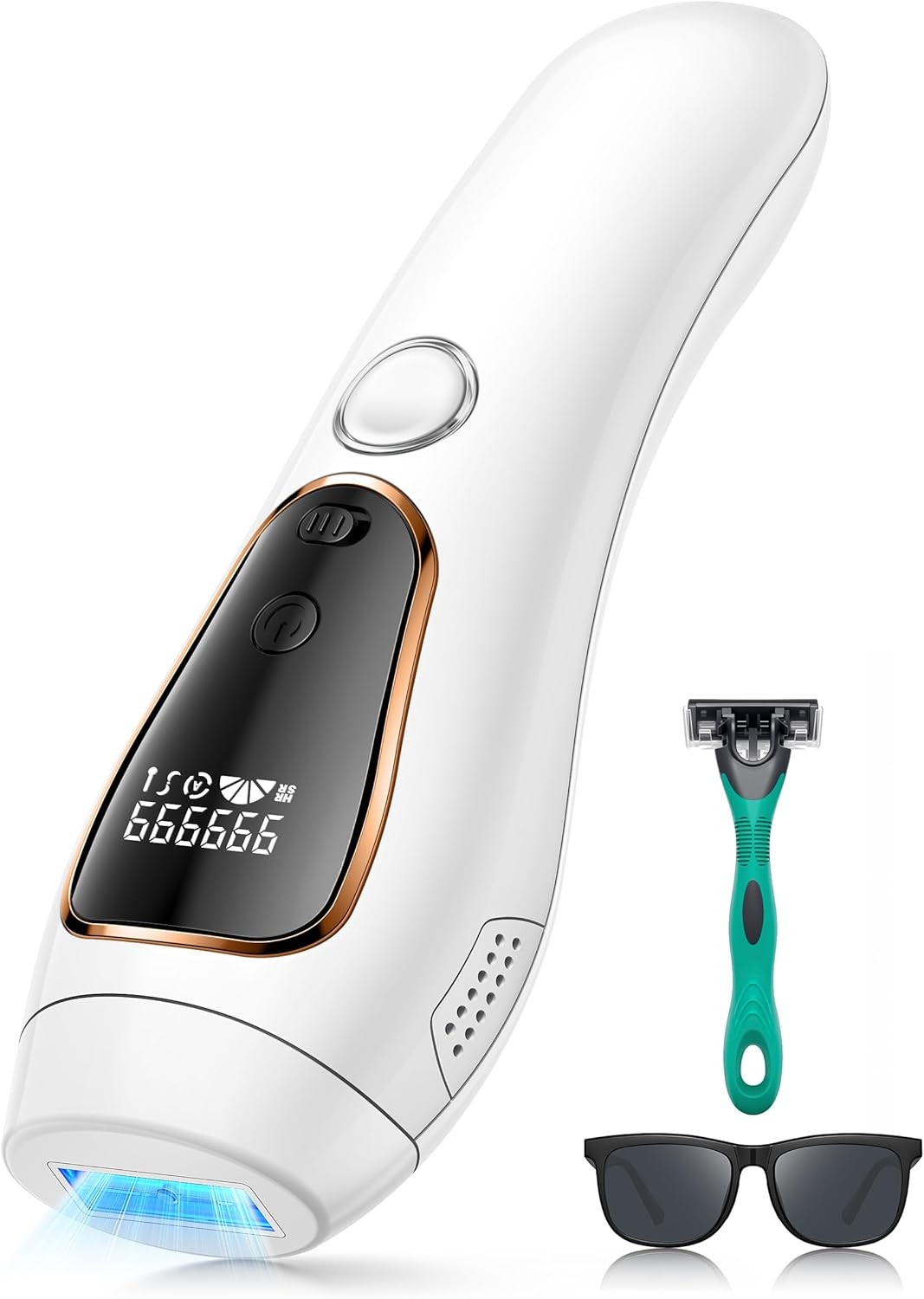 21J Epilatore Luce Pulsata Professionale: Laser Indolore Donna e Uomo