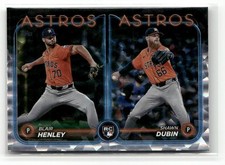 2024 Topps Update #US252 Blair Henley Shawn Dubin Silver Crackle Foilboard RC