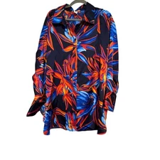 H&M Floral Patterned Shirt Size XL