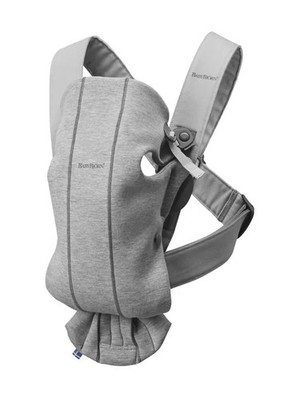 BabyBjorn Baby Carrier Mini Light Gray 3D Jersey, New, Soft, Support