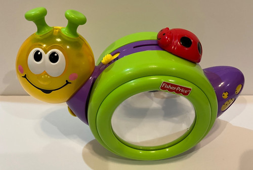 Fisher-Price Go Baby Go 1-2-3 Crawl Along With Me Musical Snail Works