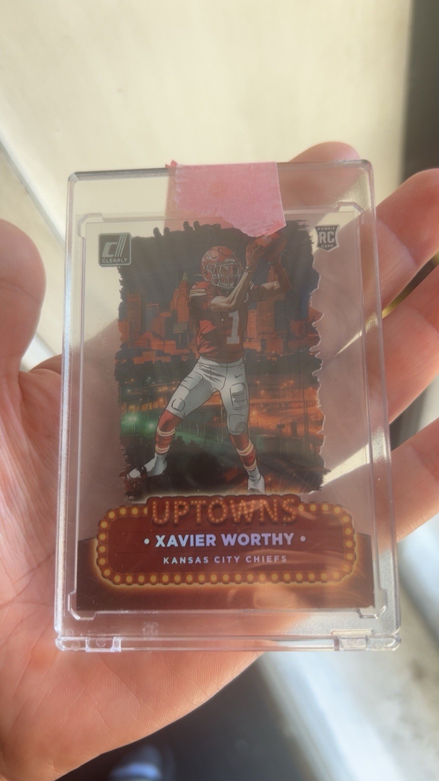 2024 Panini Clearly Donruss - Uptowns Xavier Worthy #7 (RC)