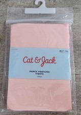 Cat  Jack Light Pink Girl's Footless Dance Tights Size M Medium 7 8 9 10 NEW