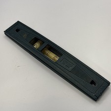 Vintage Stanley 43-294, Dark Green Plastic 8 in. Torpedo Level - Made in USA