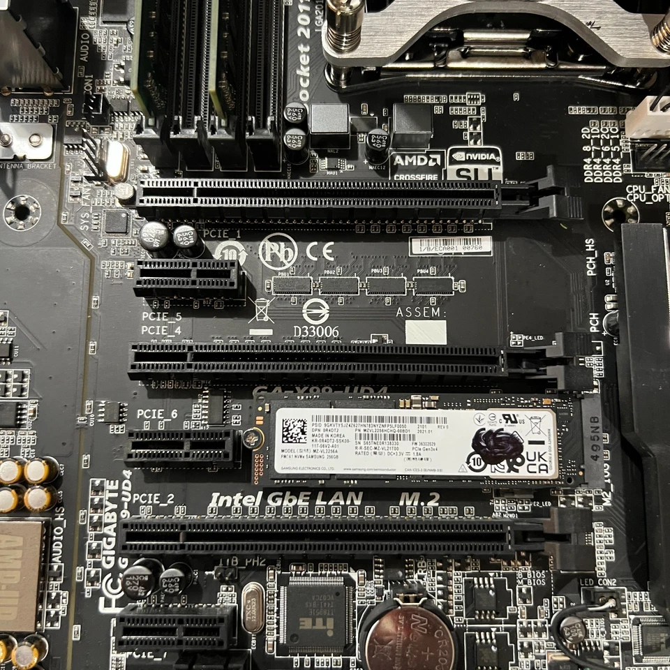 GIGABYTE X99-UD4 ATX Motherboard Combo! i7-6950X •GTX980 32GB 256SSD W10 Cooler - Image 3 of 4