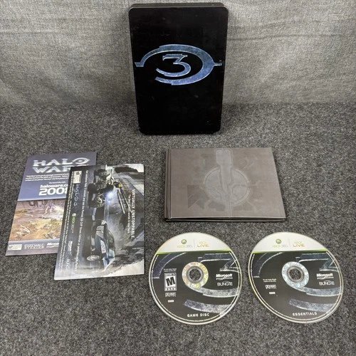 Halo 3 Limited Steel Book Xbox 360 No Manual - See Photos