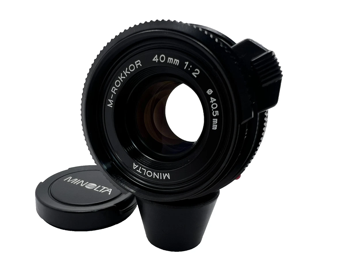 Minolta M Rokkor 40mm F2 for sale - eBay