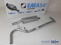 Imasaf Auspuffset Mitteltopf + Endrohr für Fiat Ducato 1.9 D (280/290) 1988-1994
