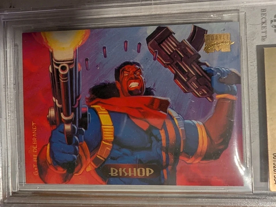 1994 Marvel Masterpieces #4 Bishop BGS 9.5 GEM MINT Low Pop - Image 3 of 4