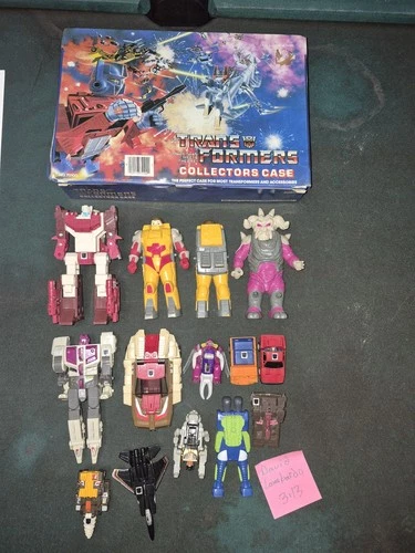 Vintage Original G1 Transformers Action Figure & Case Lot